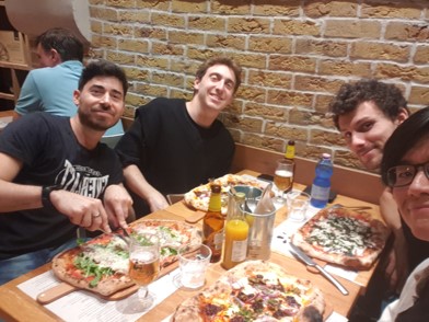 BBQ with friends at Cambridge